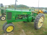 John Deere 50 w/ Rebuilt Carb, 11.2-38 Tires, Early Serial Number Of s/n 50