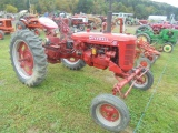 Farmall C w/ Wide Front, 11.2-36 Tires, s/n 37816, Hydraulics, Runs Good