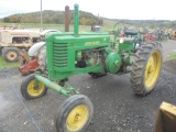 John Deere G w/ Wide Front, Good Firestone 13.6-38 Tires, Lights Work, Runs