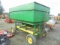 Green Gravity Wagon w/ Hydraulic Augur