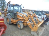 Case 580 Super N Backhoe, Cab w/ Heat & AC, 4wd, Extendahoe, Case Controls,