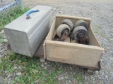 Rolling Cart, (4) Caster Wheels, Toolbox