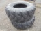 (2) 19.5-24 Galaxy Backhoe Tires