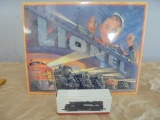 Lional Train Sign & Southern Pacific Locomotive Toy