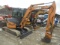 Case CX50B Excavator, Cab w/ Heat & AC, 4557 Hours, Backfill Blade, 16