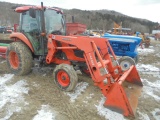 Kubota M6040 2wd w/ LA1153 Loader, Cab w/ Heat & AC, Dual Remotes, SSL QA B