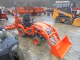 Kubota BX25D Tractor Loader Backhoe w/ 60