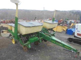 John Deere 7000 4 Row Corn Planter, Dry Fertilizer, Row Markers, Book & Mon