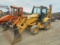 Komatsu WB140 Backhoe, 4wd, Cab w/ Heat & AC, Extendahoe, Hydraulic Thumb,