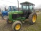 John Deere 2755, Cab w/ Heat & AC, Turbo, New BKT 16.9-34 Tires, Triple Rem