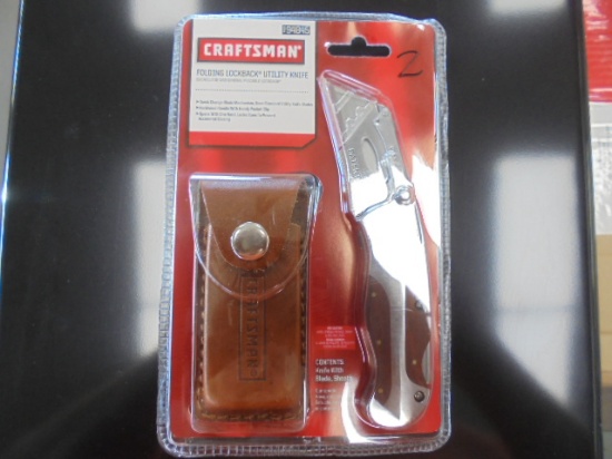 New Craftsman Folding Lockback Utility Knife