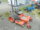 Kubota Z125S Zero Turn Mower, Kohler Gas Engine, 54