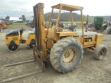 International 4500A Rough Terrain Forklift, OROPS, Gas, Shuttle Shift, Side