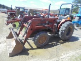 Case IH 275 w/ 10QA Loader, 1105 Hours, 4wd, Good 13.6-24 Tires, Gear Drive