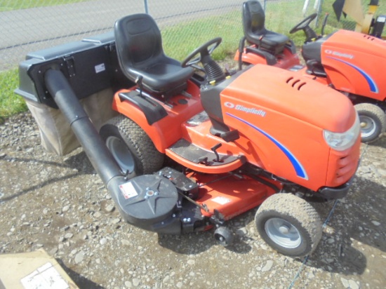 Simplicity Conquest 52" Riding Mower w/ Power Flow Bagger, Power Steering,