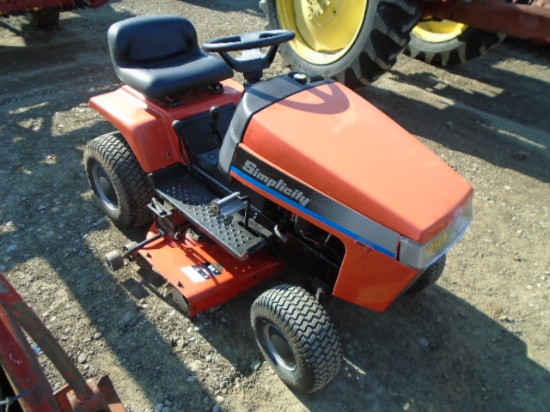 Simplicity Regent 36" Riding Mower, Hydro, Runs & Mows