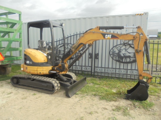 Cat 303CR Excavator, OROPS, 2059 Hours, 16" Bucket, Aux Hydraulics Not Work