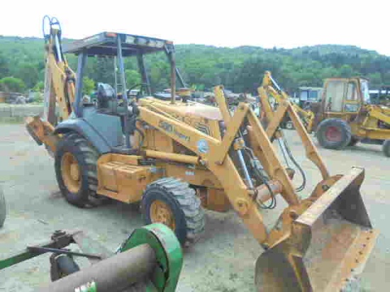 Case 580 Super L Backhoe, OROPS, 4x4, Extendahoe, 4877 Hours, 2 Stick Contr