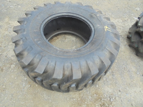 Goodyear 12.4-16 R4 Tire, Has A Bubble In Sidewall