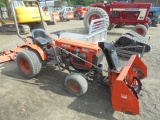 Kubota B7100 4wd w/ Snowblower, Hydrostatic, Rops, 1249 Hours, R&D