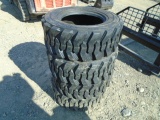 (4) New 12-16.5 SSL Tires