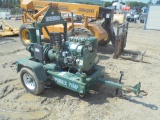 Pioneer 4x4 Water Pump w/ Deutz 3 Cylinder Diesel Engine, Engine Runs Good