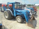 Ford 1920 w/ 7108 Loader & 758B Subframe Backhoe, 4wd, Shuttle, 2172 Hours,