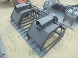 New 6' HD Dual Cylinder Rock Grapple Bucket For SSL