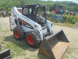 Bobcat S570 Skid Steer, OROPS, New Tires & Rims, Aux Hydraulics, 5583 Hours