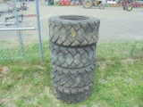 (4) 12-16.5 SSL Tires