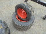 (1) Front & (1) Back Turf Tire For A Kubota BX