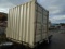 Metal Container Storage Building w/ Big Door & Side Door, Approx 8x8, Trail