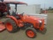 Kubota L3200 4wd, Rops Canopy, Front Grill Guard & Weights, Gear Drive, Ag