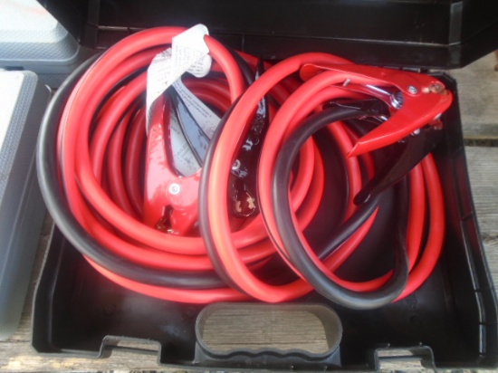 New 25' 1 Guage Heavy Duty Jumper Cables