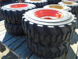 New 12-16.5 Tires & Rims, Orange
