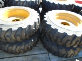 New 10-16.5 Tires & Rims, Yellow
