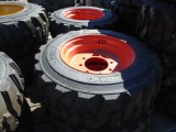 New 10-16.5 Tires & Rims, Orange