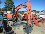 Kubota KX121-3 Excavator, Angle Blade, Hydraulic Thumb, 4998 Hours, Runs &