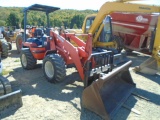 Kubota R520 Wheel Loader, OROPS, Hydraulic Coupler Bucket & Forks, Good Tir