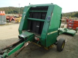 John Deere 330 Round Baler, Nice Original, 4x4 Bale