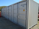 New 40' Container w/ 4 Side Doors & 1 End Door, Only Hauled 1 Load Of New I
