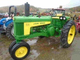 John Deere 530 Antique Tractor, Power Steering, Flat Top Fenders 3pt, Runs