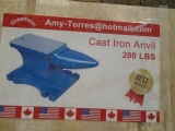 New 200 LB Cast Iron Anvil