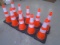Lot of 10 New Orange Traffic Cones