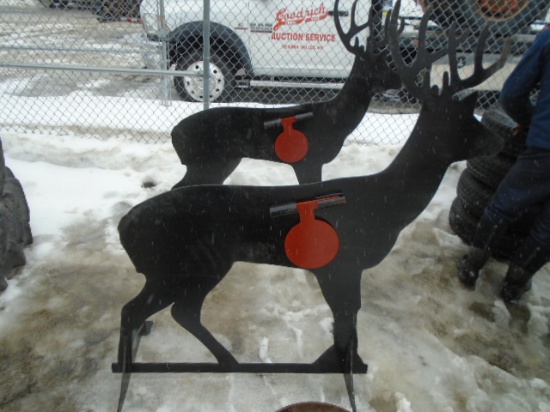 Large Deer Metal Shooting Target