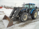 New Holland 8360 Tractor w/ Quicke Q980 Loader, Cab w/ Heat, AC & Air Seat,