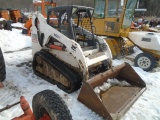 Bobcat T190 Track Skid Steer, OROPS, Hand & Foot Controls, Aux Hydraulics,