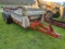 New Idea 353 Tandam Axle Manure Spreader w/ End Gate, Broken Chain