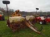 International 56 4 row corn planter, W/ Gandy  boxes