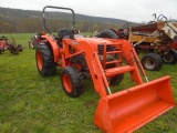 Kubota L3430 Compact Tractor w/ Kubota LA513 Loader, 3 Speed Hydro, 4wd, R4